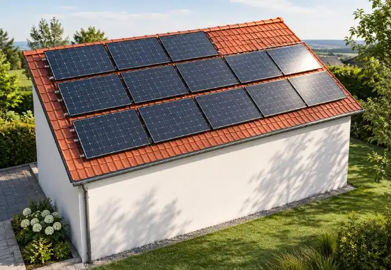 PV-Anlage auf einem Flachdach